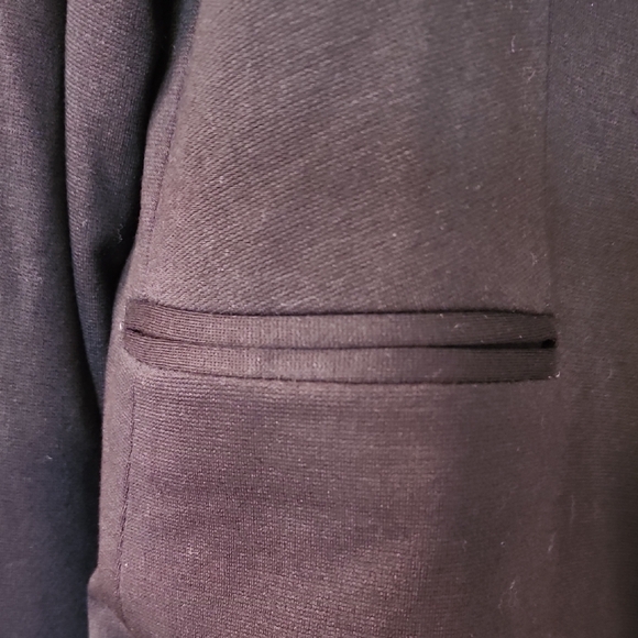 Adrianna Papell Black Sequin-Trimmed Blazer - Picture 4 of 5